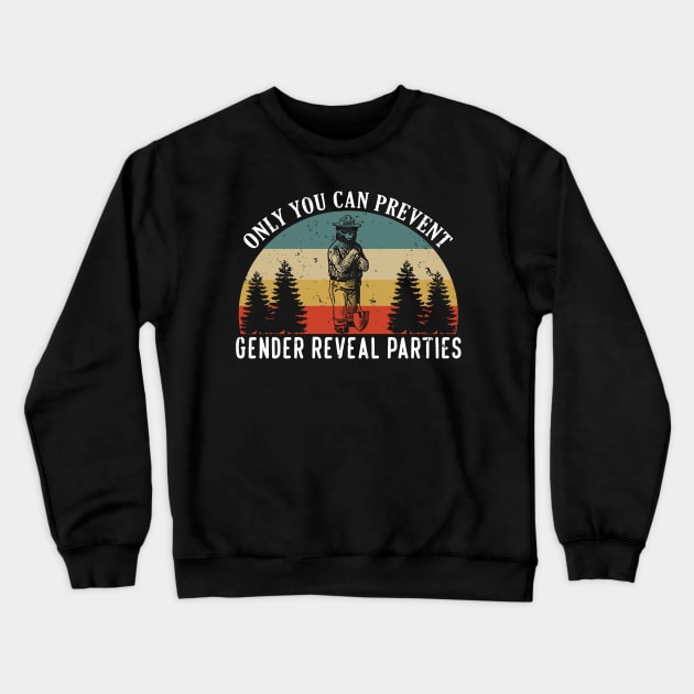 Prevent Gender Reveal Parties Vintage Crewneck Sweatshirt by giovanniiiii